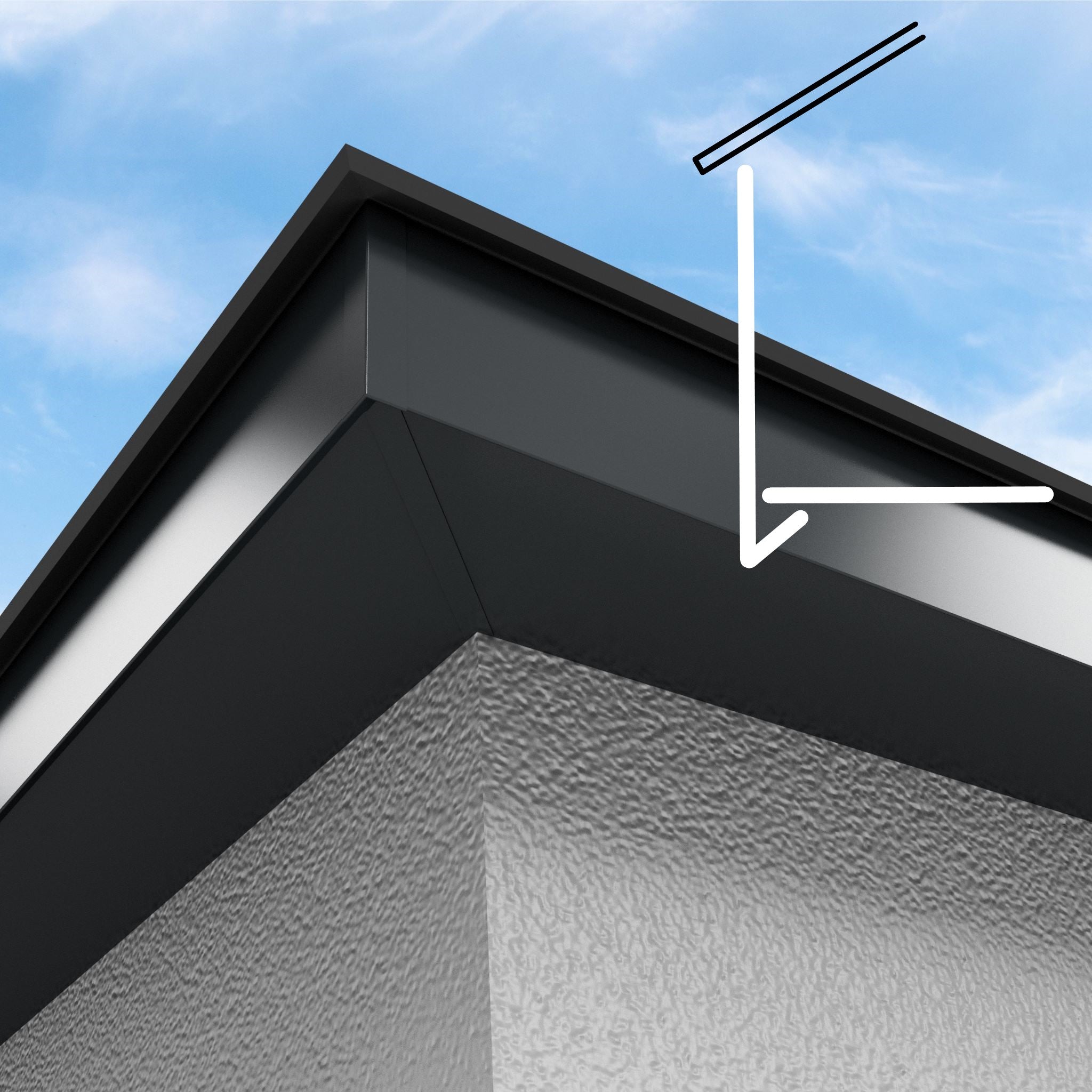 V RETURN ALUMINIUM FASCIA BOARDS | Alugutter