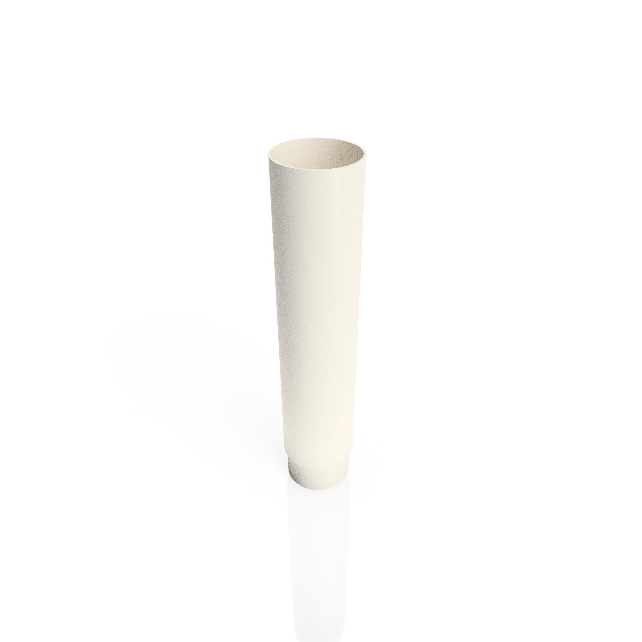 DF631 - FLUSH JOINT DOWNPIPE LENGTH - 63mm DIA x 3m - Alugutter