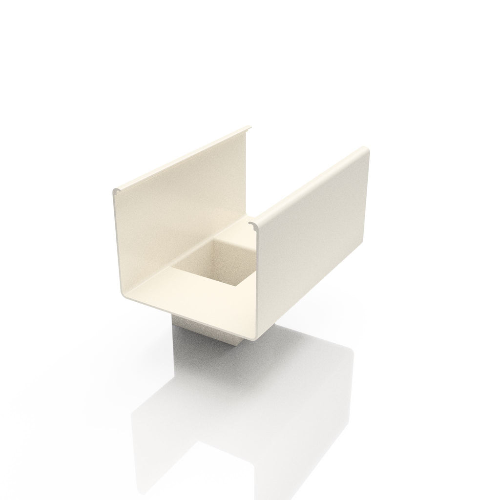 Aluminium Box Gutter Outlet - 72x72 - 135x100mm