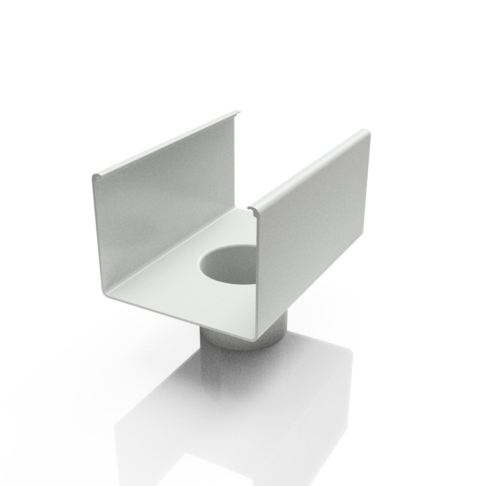 Aluminium Box Gutter Outlet 76mmØ - 135x100mm