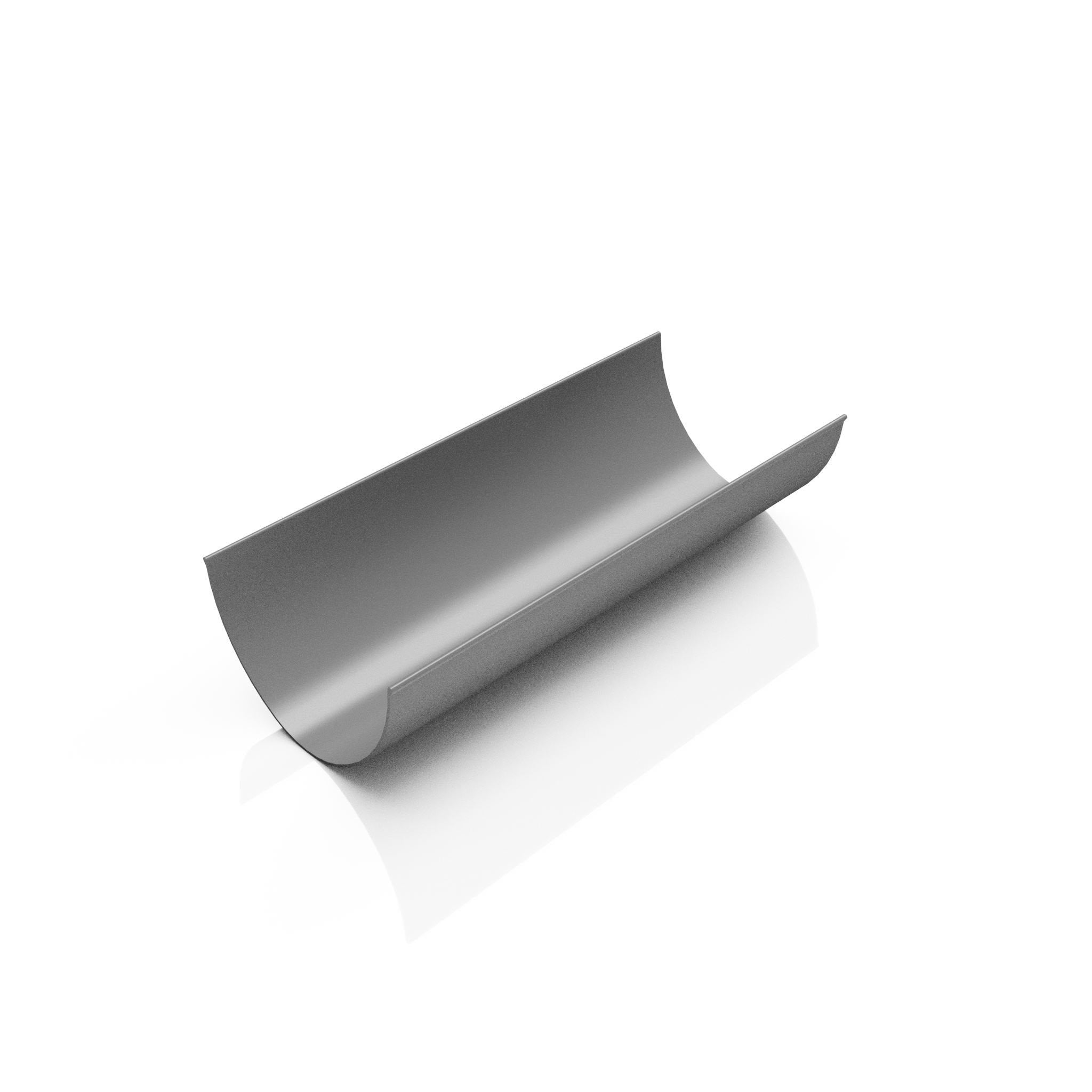 GD1 - DEEPFLOW ALUMINIUM GUTTER LENGTH - 130mm x 3m - Alugutter