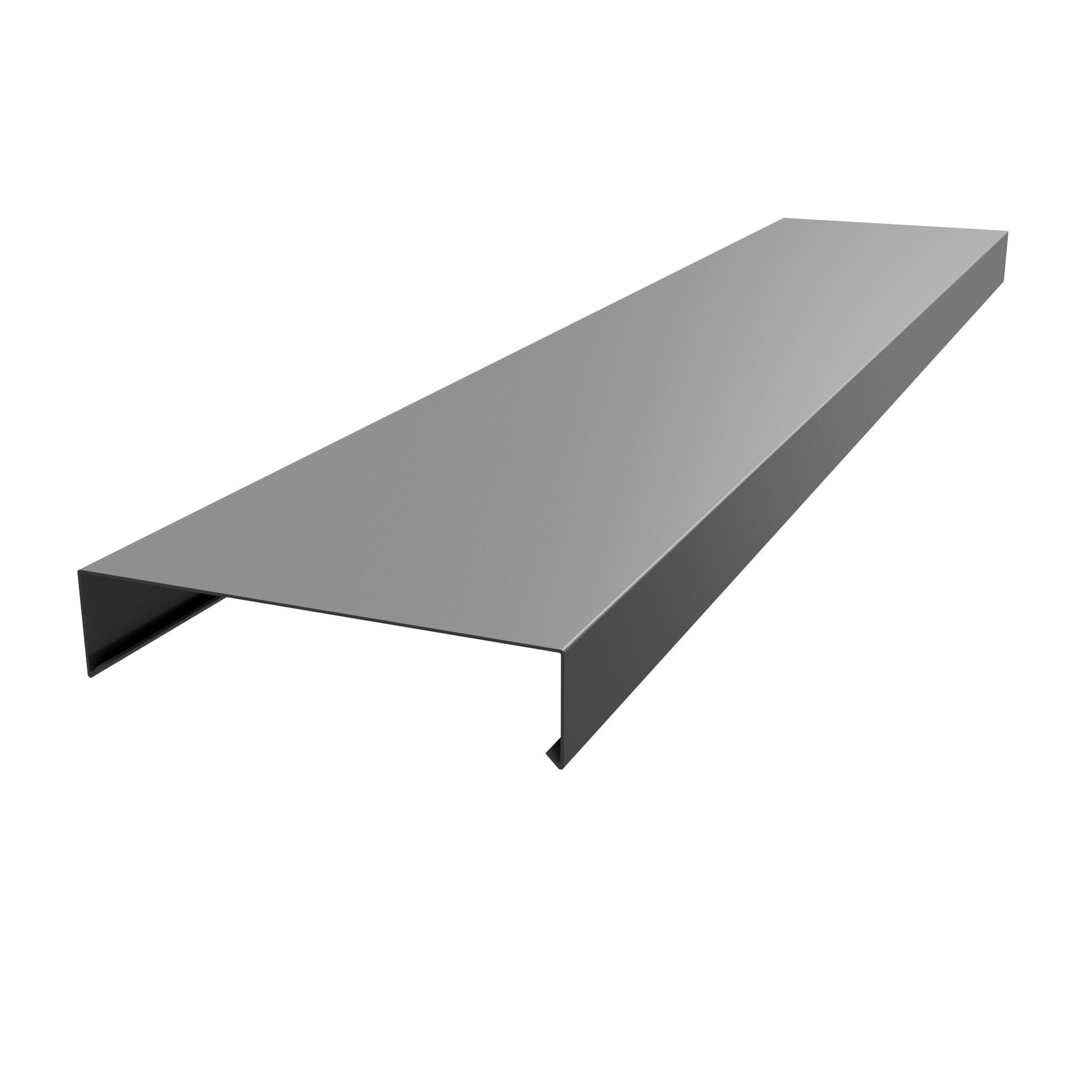 ALUMINIUM  COPING LENGTHS - 3M - Alugutter